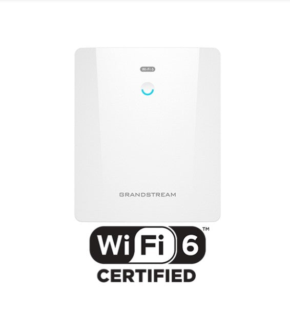 Grandstream GWN7664ELR 4x4 802.11ax Wi-Fi 6 Outdoor Long Range AP, AX6000, 1 x 2.5 Gbe + 1 x 2.5 SFP Ports, HE160, Bluetooth, Integrated Antenna