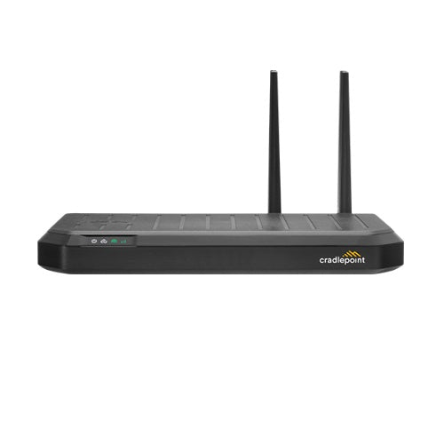 Cradlepoint E102 Small Branch Enterprise Router, Cat 7 LTE, Advanced Plan, 2x SMA cellular connectors, 5x GbE RJ45 Ports, Dual SIM, 1 Year NetCloud