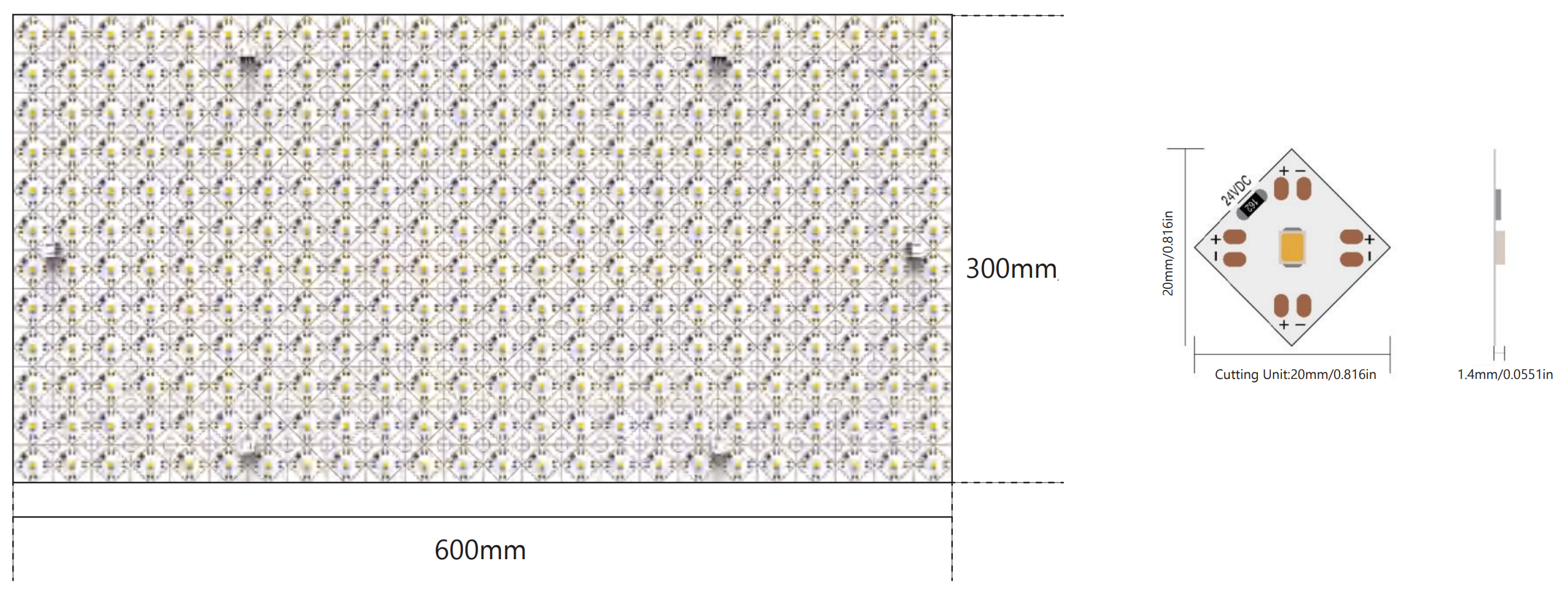 FlexLED 24v Flexible LED Backlight